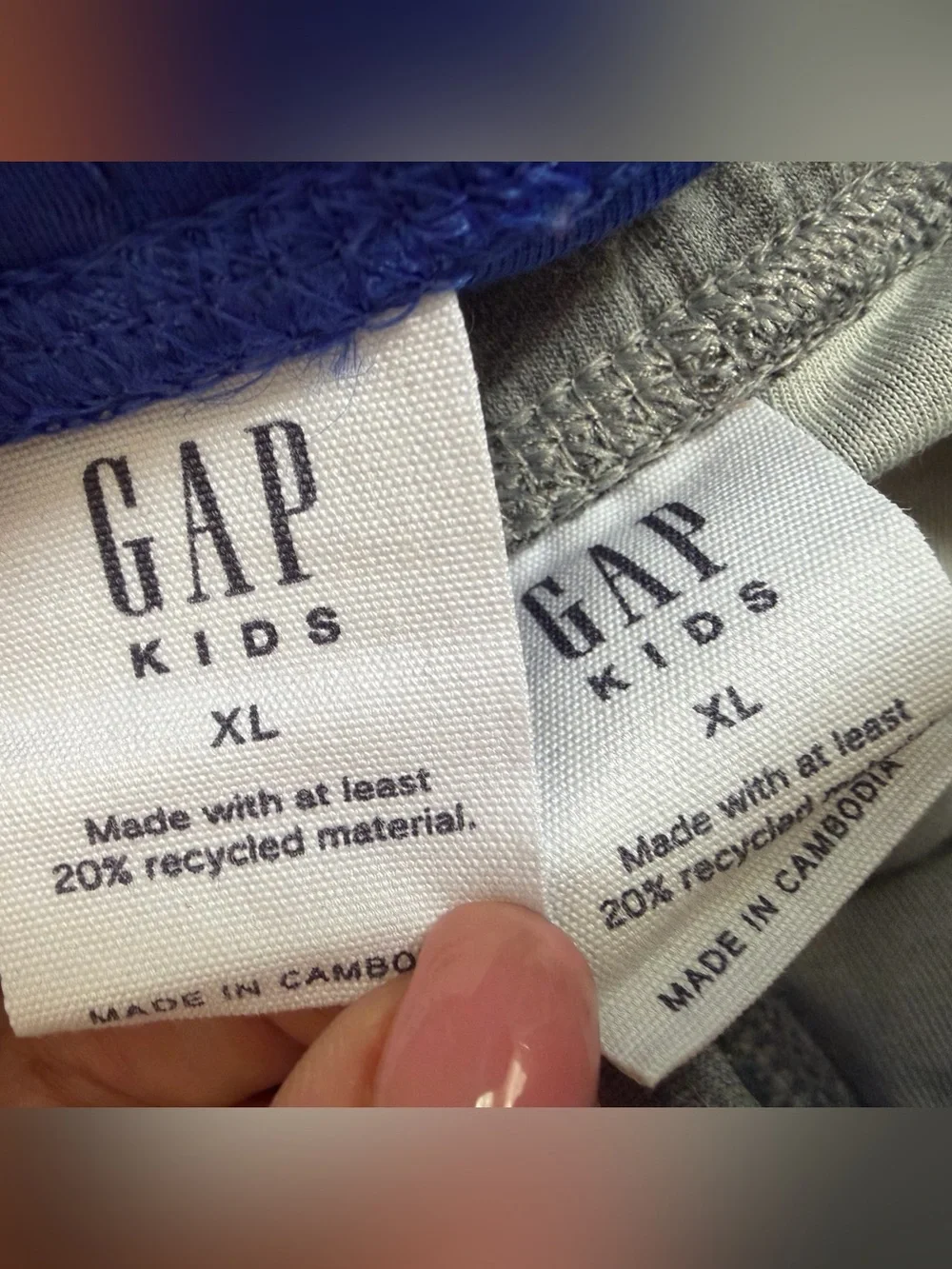 2 pairs of Kids GapFit Tech Joggers boys size XL (12)